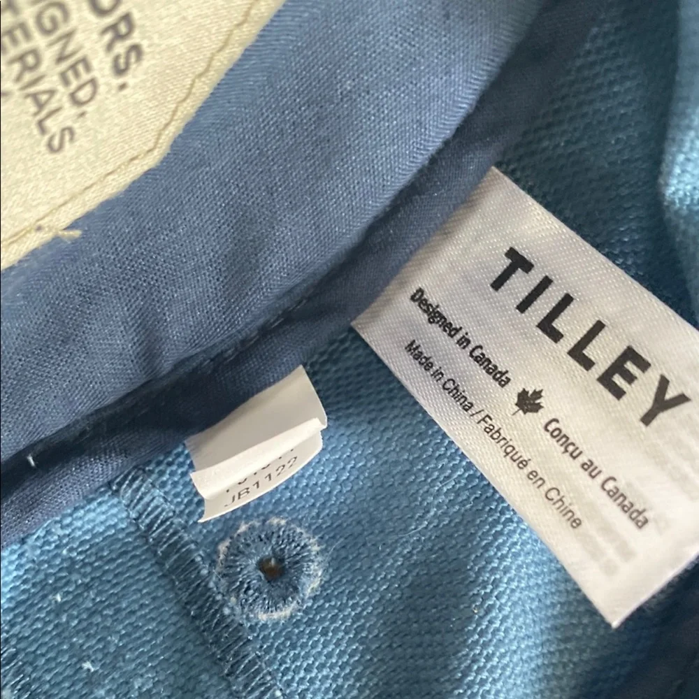 Tilley Blue Outdoor Hat - Kids Size Medium - Picture 3 of 5